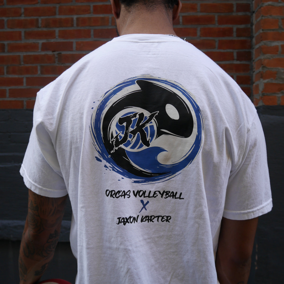 Jaxon Karter x Orcas Volleyball Collaboration T-Shirt