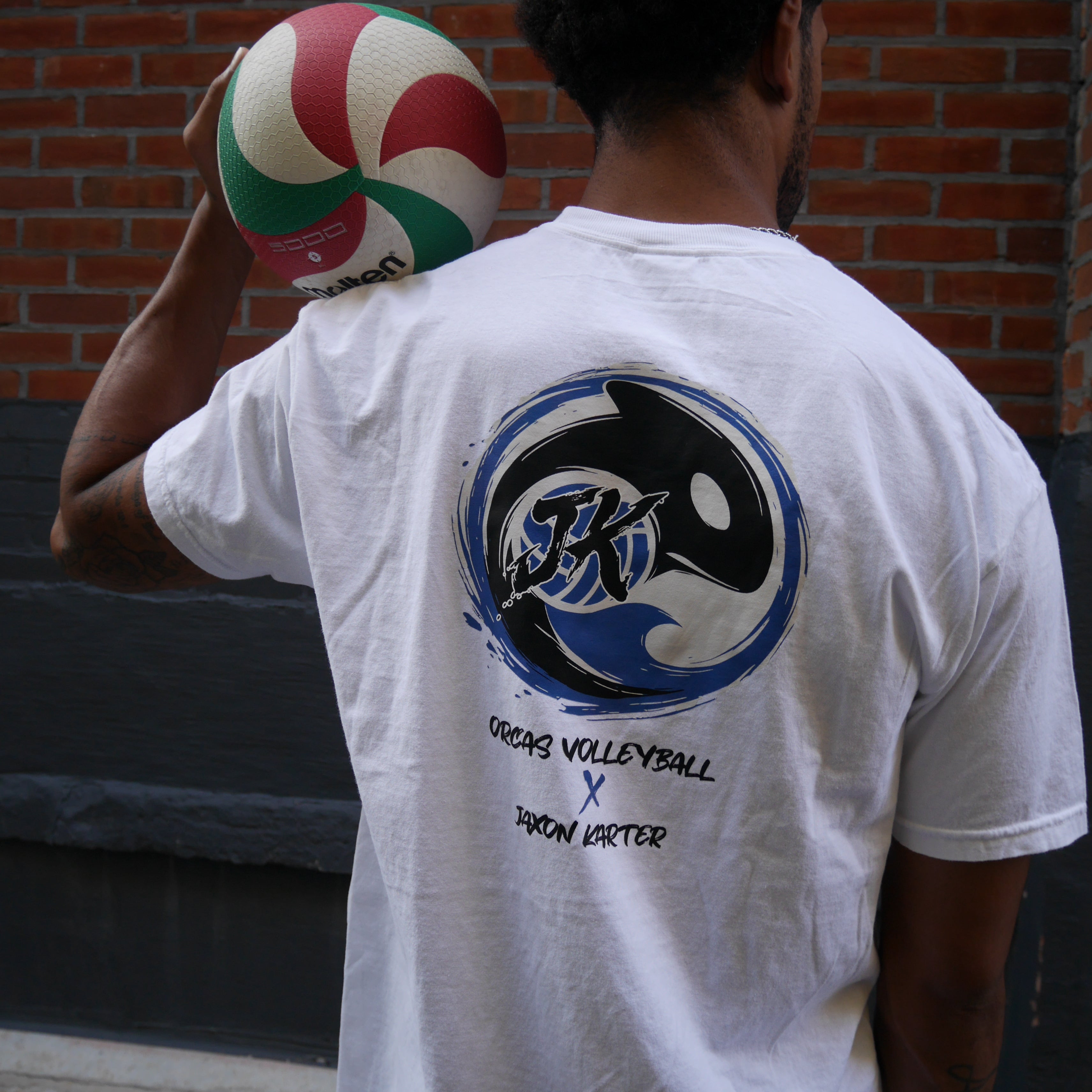 Jaxon Karter x Orcas Volleyball Collaboration T-Shirt