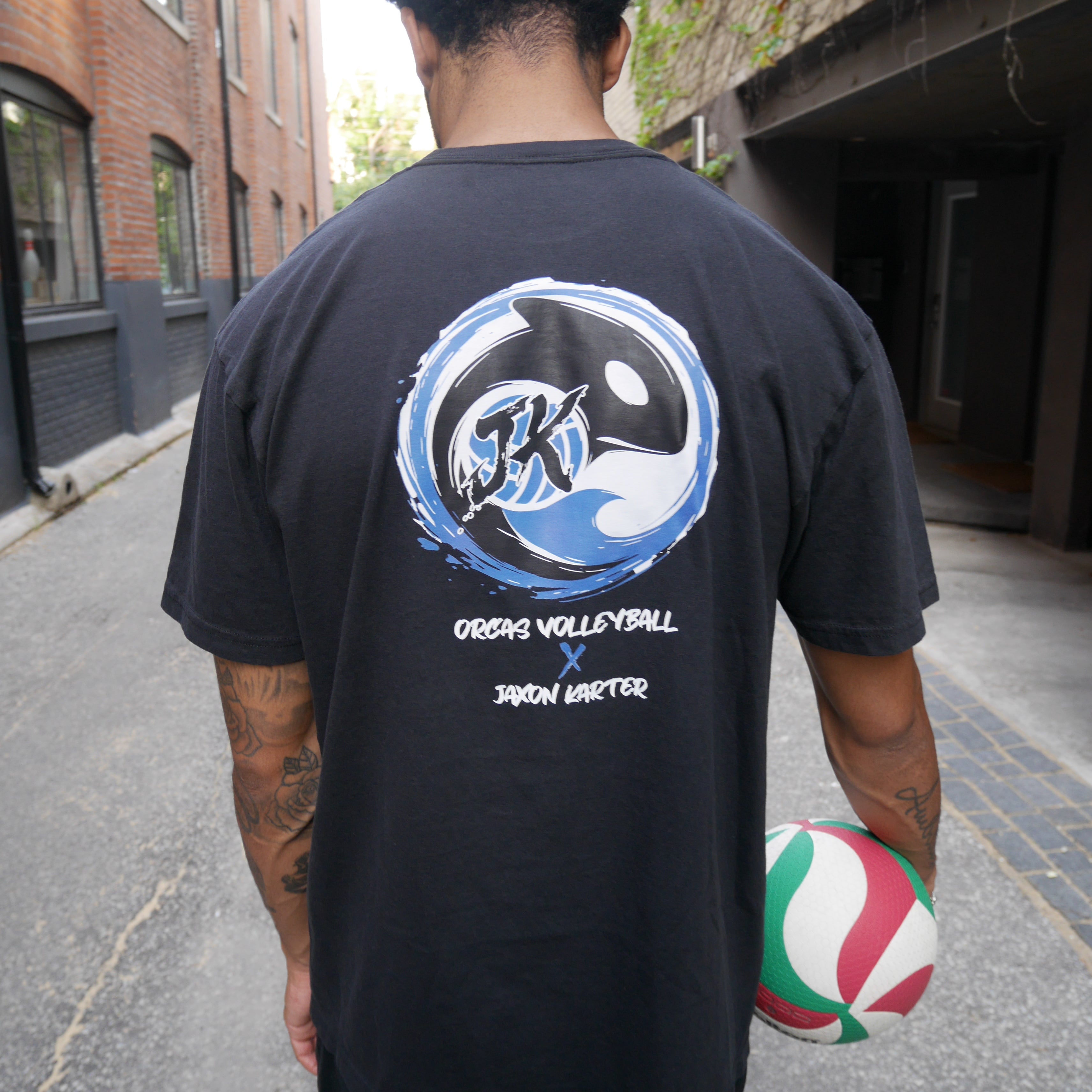 Jaxon Karter x Orcas Volleyball Collaboration T-Shirt